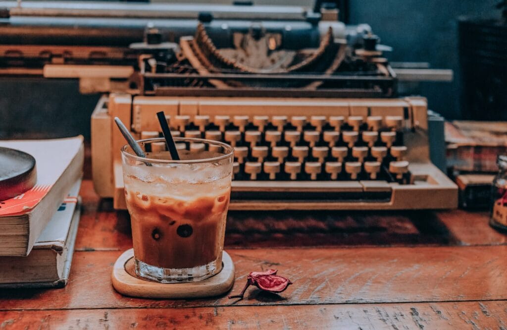 Glass of Iced Cappuccino 